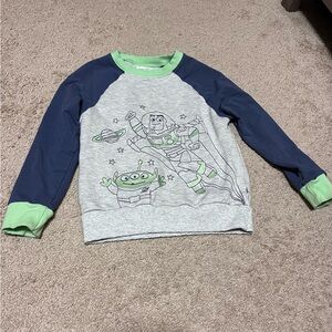 Little Sleepies Buzz Lightyear Sweatshirt - Gray and Blue